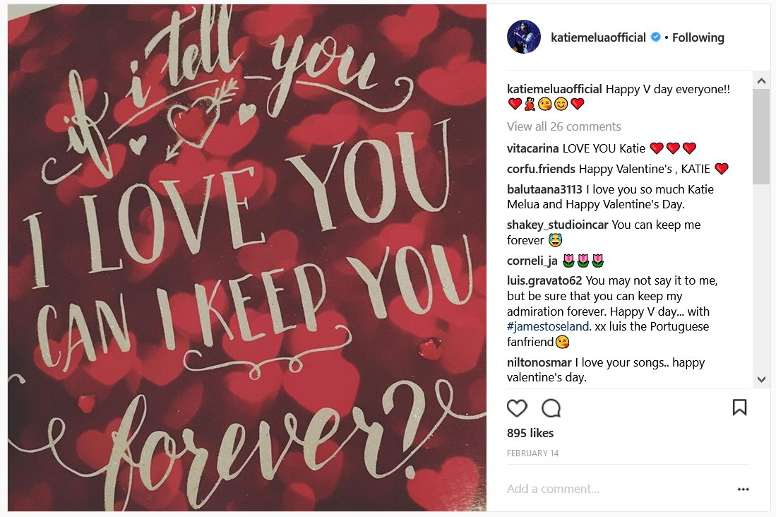 Valentine instagram katie Katie Valentine's