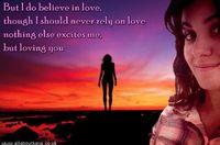 i do believe in love