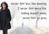 never felt less like dancing